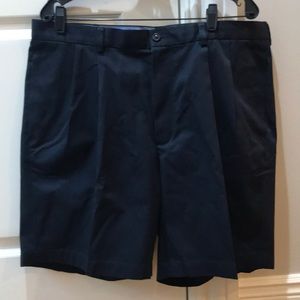 Men's navy chino shorts